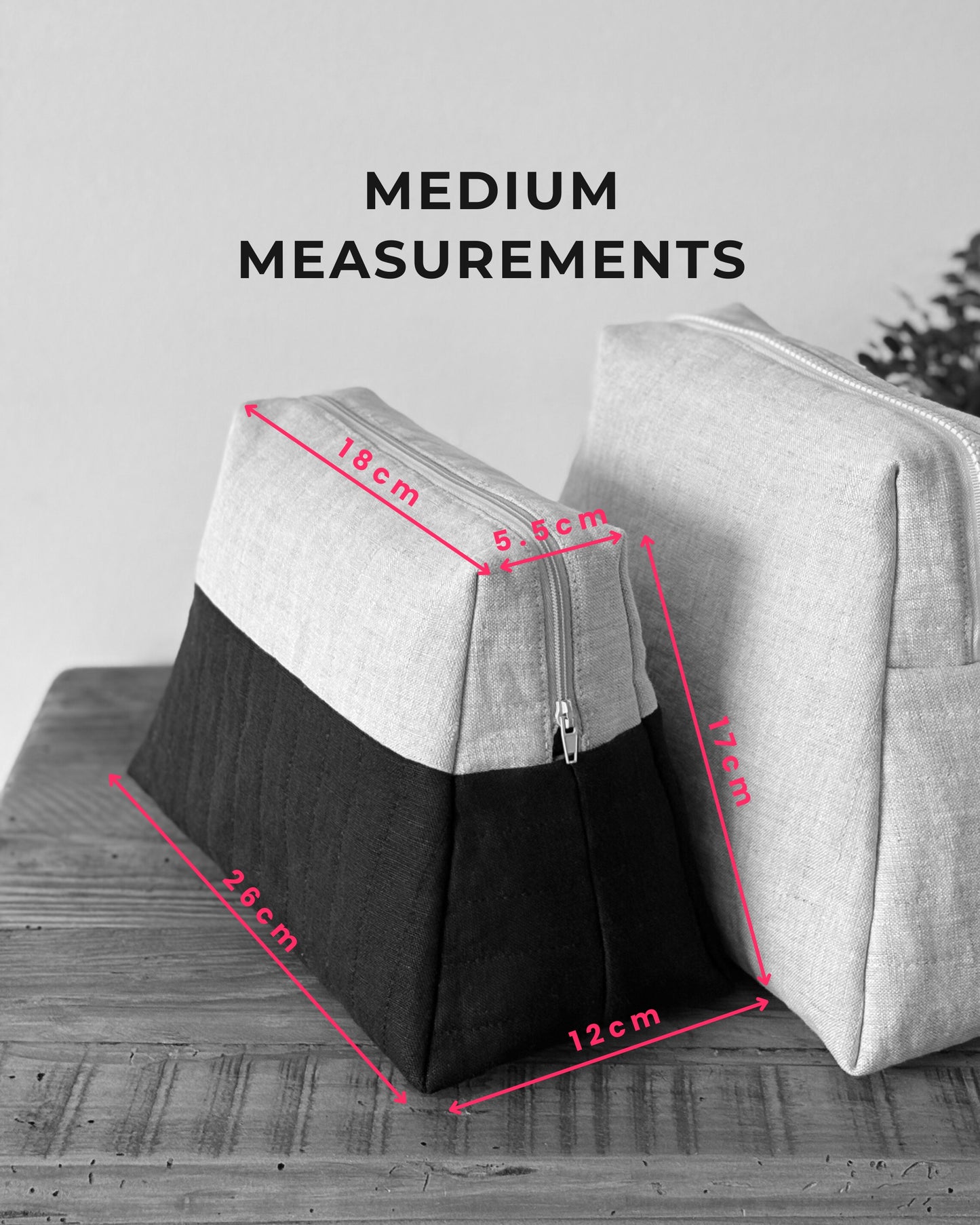 Quilted Makeup + Toiletry Bag | Digital Sewing Pattern | Unique Trapezoid Shape